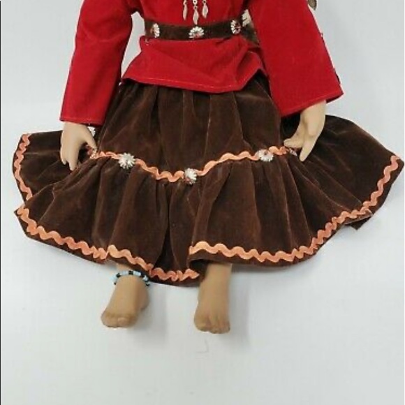 Native American Indian Porcelain Doll - Picture 4 of 5